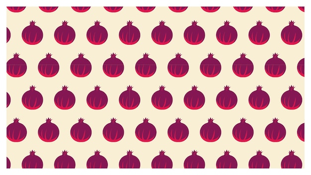 Vector pomegranate pattern