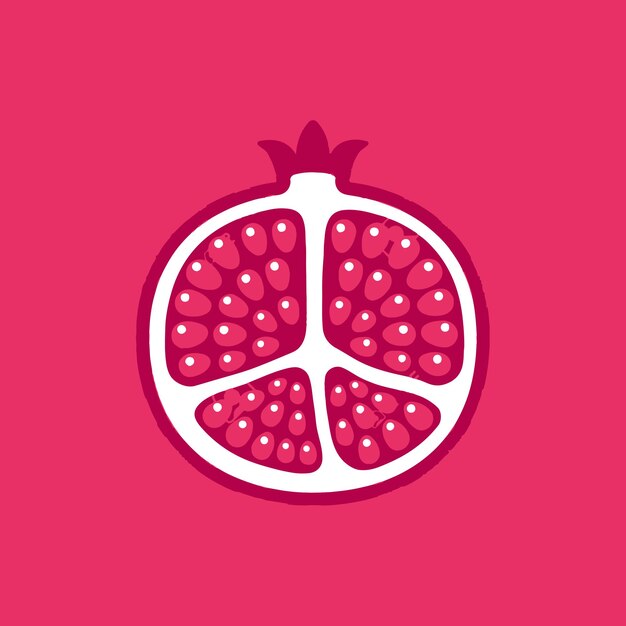 Pomegranate Vector Illustration