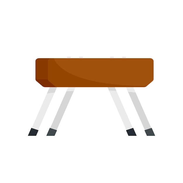 Pommel horse icon Flat illustration of pommel horse vector icon for web design