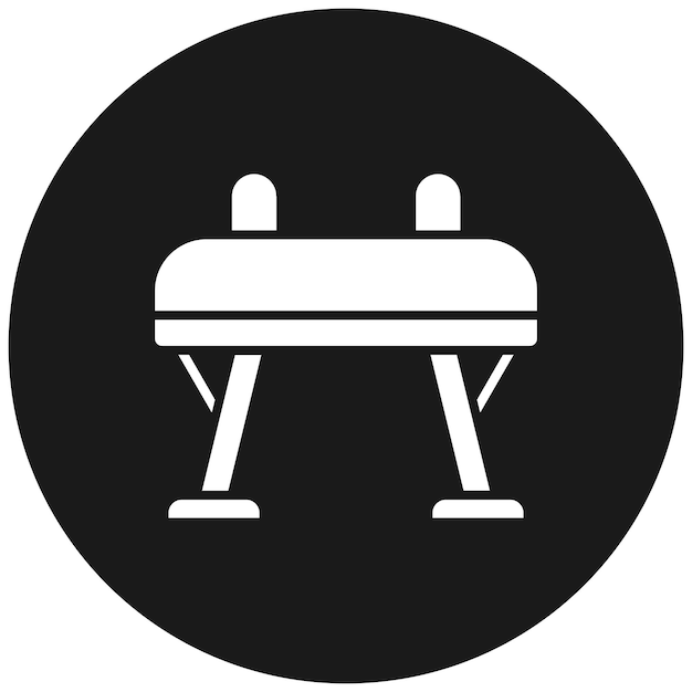 Pommel vector icon Can be used for Athletics iconset