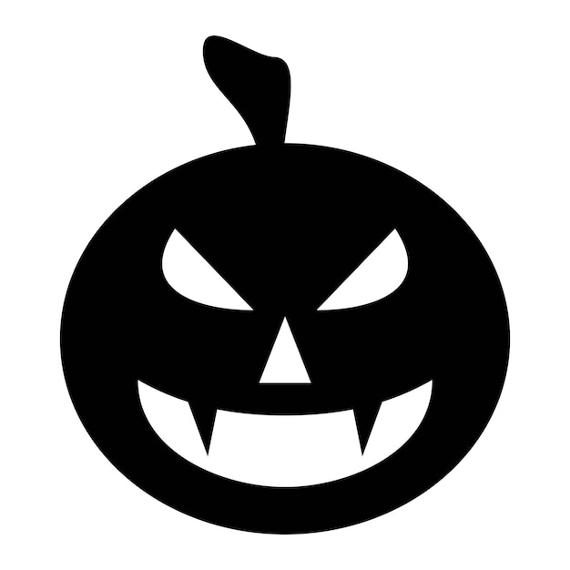 pompoen halloween-pictogram op transparante achtergrond