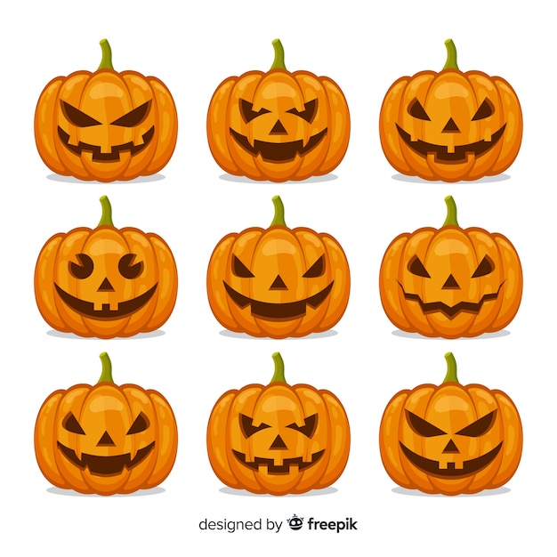 Pompoencollectie voor Halloween-decor