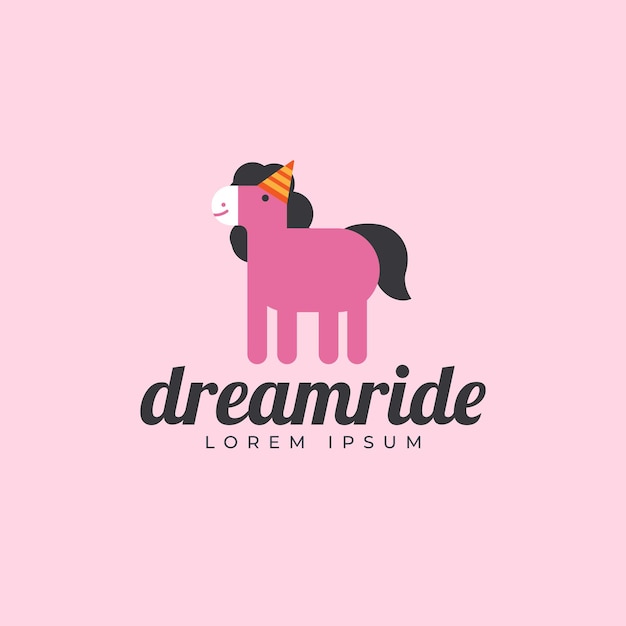 Pony Logo Illustration