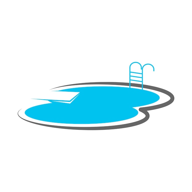 Pools icon logo design