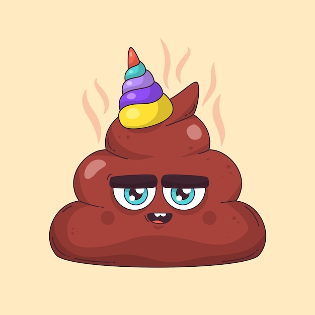 Poop  emoji illustration