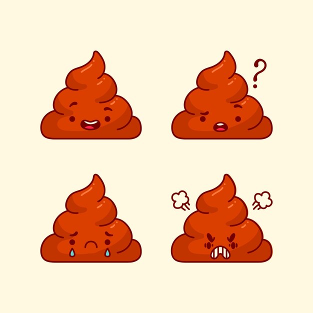 Poop  emoji illustration