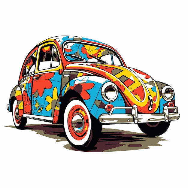 Pop-art auto