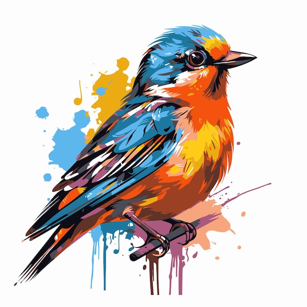 Pop art bird