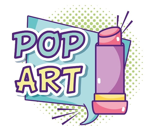 Collezione di cartoni animati pop art
