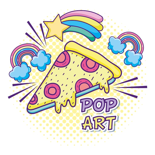 Progettazione grafica dell'illustrazione di vettore dei fumetti di pop art