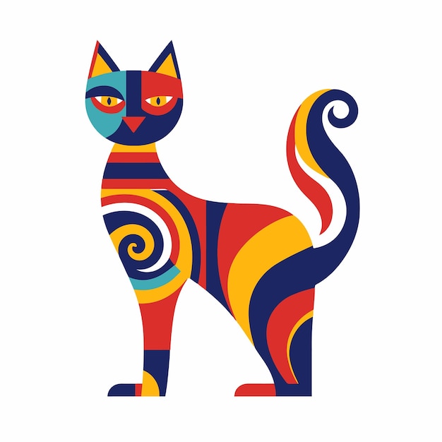 pop art cat