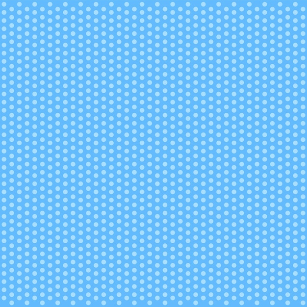 Pop art comic background. Blue dotted texture. Halftone pattern. Geometric duotone banner. Cartoon vintage print