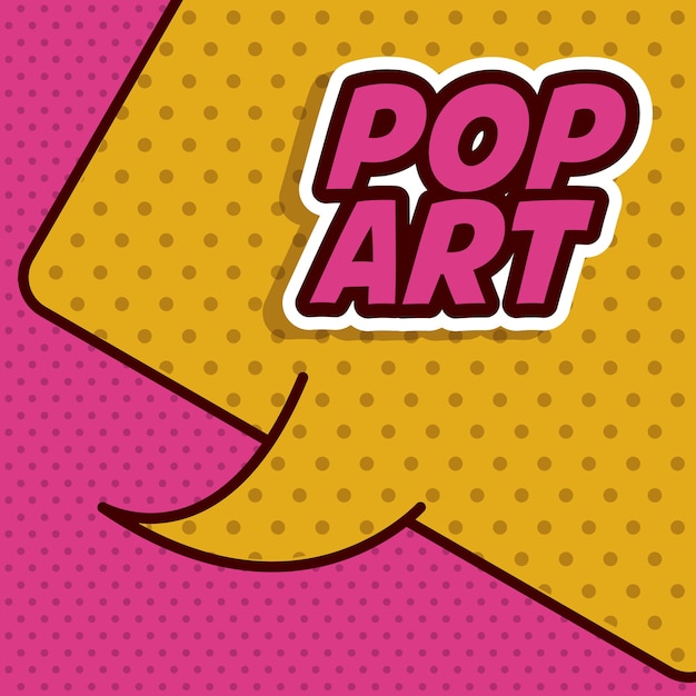 Vector pop art design