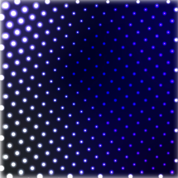 Pop art Halftone Seamless background. Halftone pink dots on blue background. eps