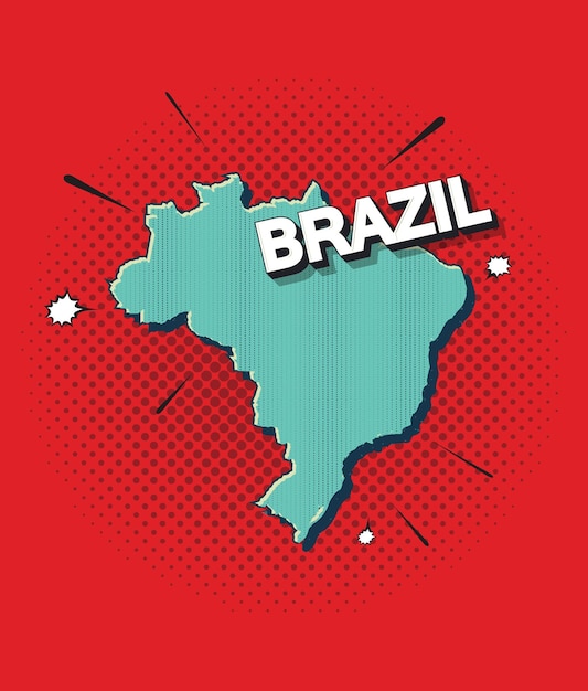 브라질의 팝 아트 지도