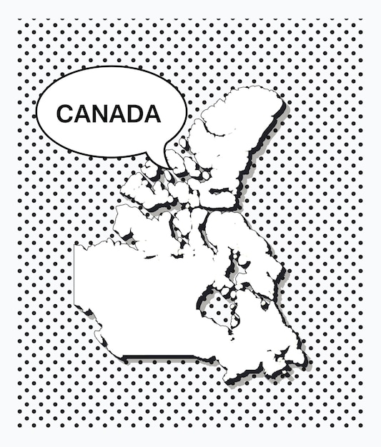 カナダのポップアートマップ