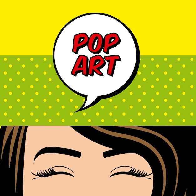 Pop-art ontwerp