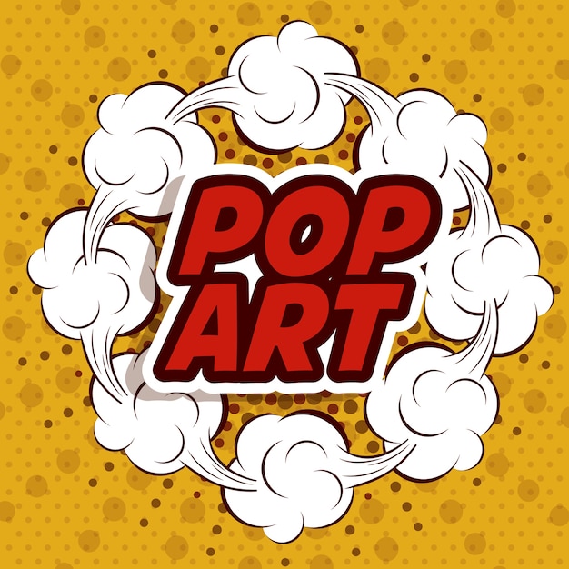 Vector pop-art ontwerp