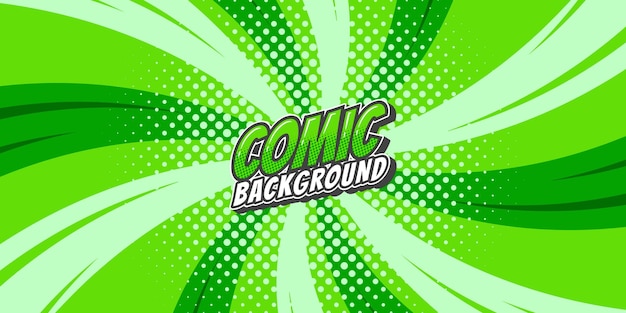 Vector pop art retro comic rays background