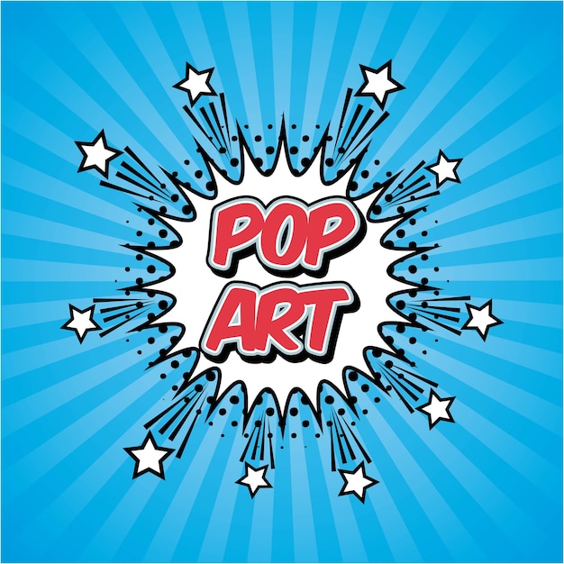 Vector pop art vintage