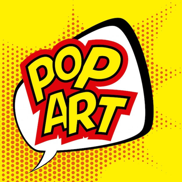 Vector pop art