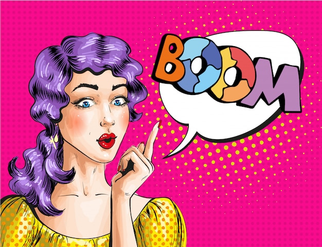 Pop-artillustratie die van vrouw boom word tonen