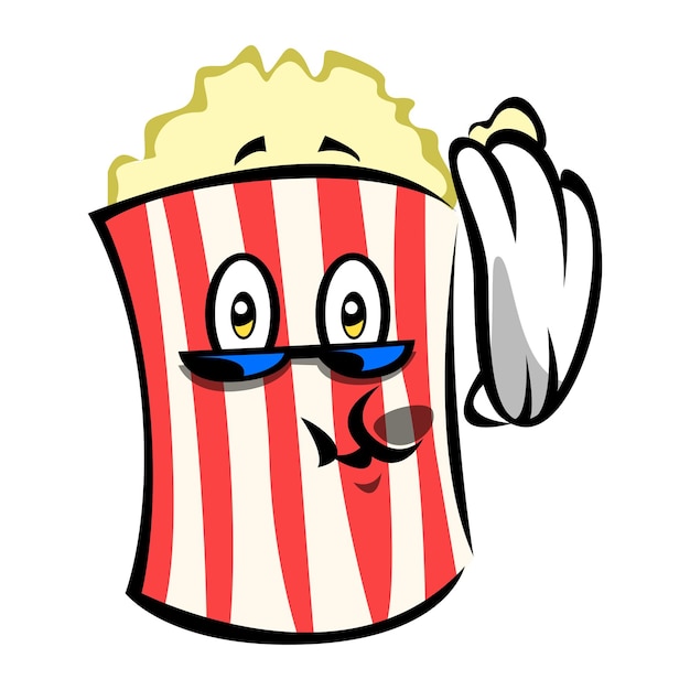 Popcorn eet popcorn