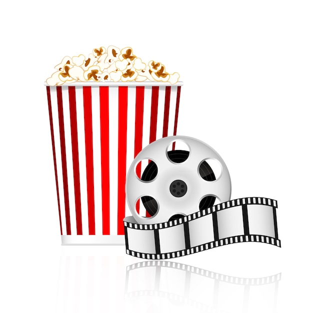 Popcorn en film tape