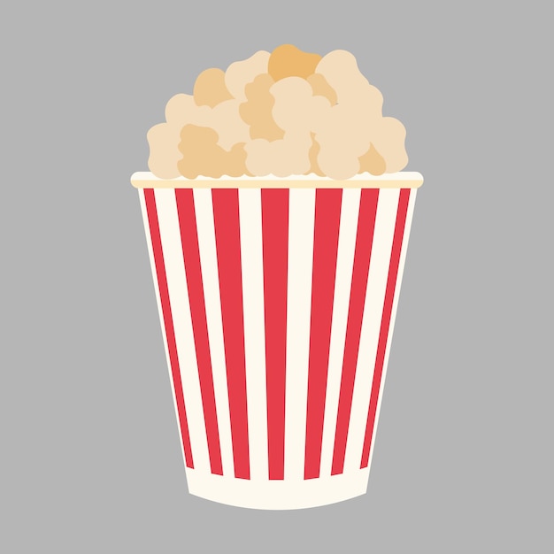 Popcorn snacks 10 EPS icon vector illustration symbol