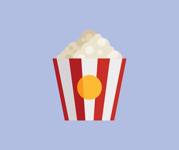 popcorn vector art icon design