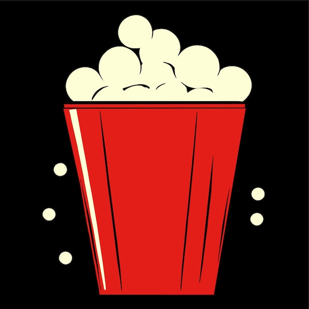Vector popcorn vector illustratie