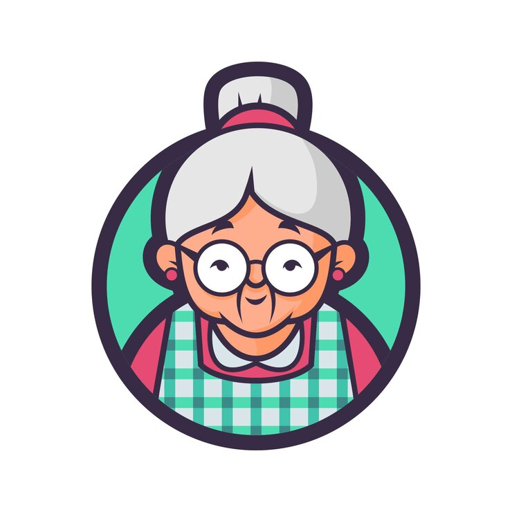 Вектор popo&#39;s glasses kitchen badge version