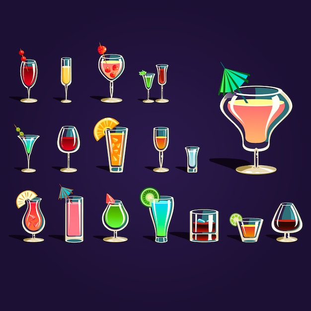 Populaire alcoholische cocktails