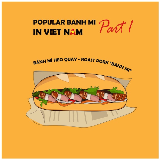 Популярный Banh Mi во Вьетнаме - Часть 1 - Жареная свинина Banh Mi