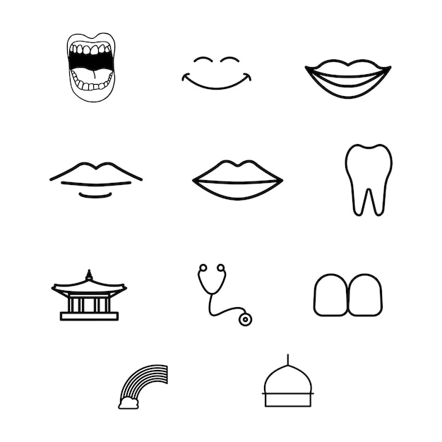 Popular icon collection vector