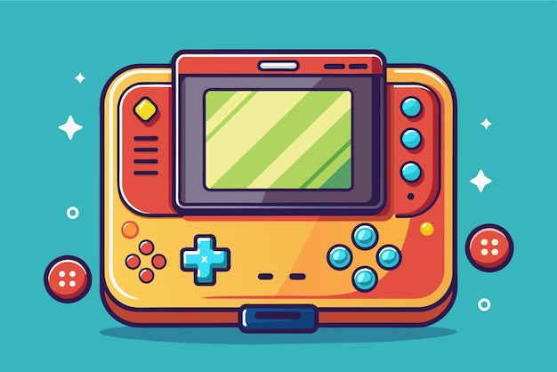 ベクトル portable gaming console that allows you to play your favorite games on the go