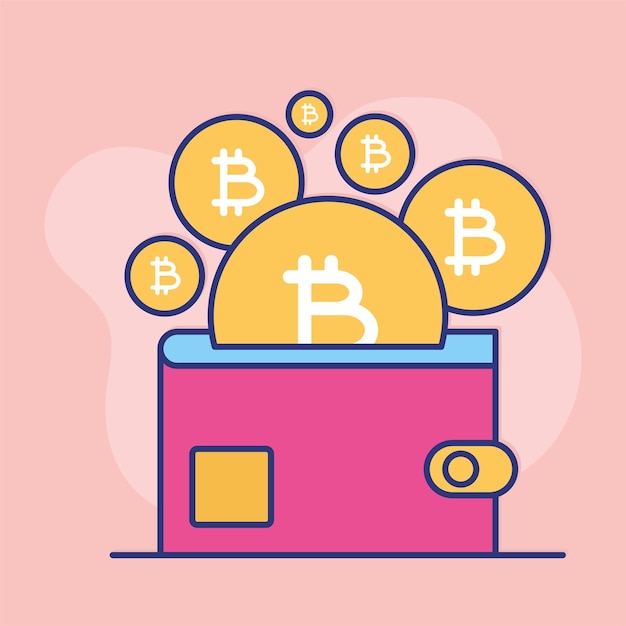 Portemonnee bitcoin betaling