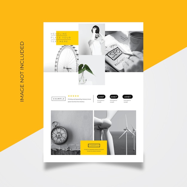 Portfolio flyer template