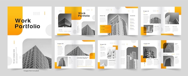 portfolio layout design use for architecture portfolio interior portfolio business portfolio pho