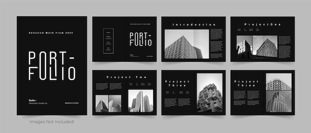 Vector portfolio template