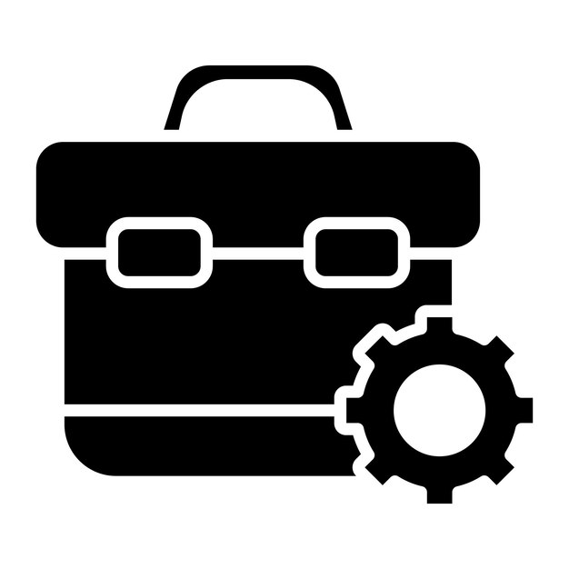 Portfolio vector icon Can be used for Business and Finance iconset