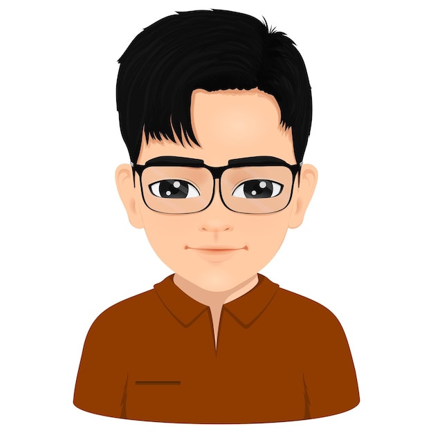 中国のハンサムな男の子の肖像画