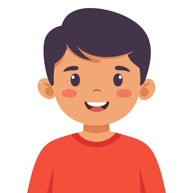 Portrait of Smiling Young Boy