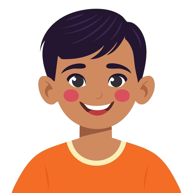 Portrait of Smiling Young Boy