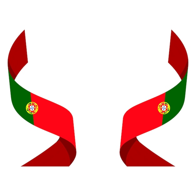 Portugal Element Independence Day Illustration Design Vector