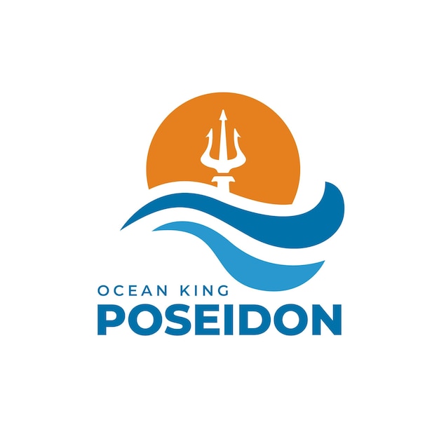 Poseidon trident-logo