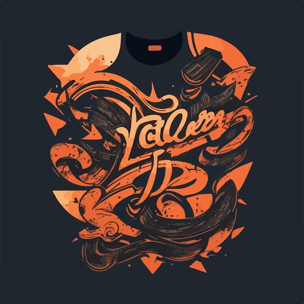 Positieve geest lettering grafische vector illustratie stijl voor t-shirt