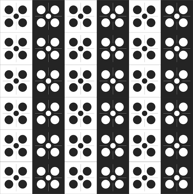 Vector positive negative block pattern