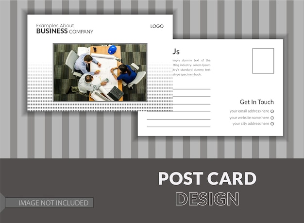 post card template printable