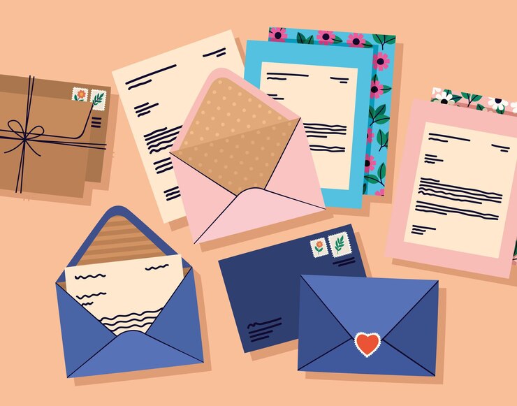 Vector post mail design